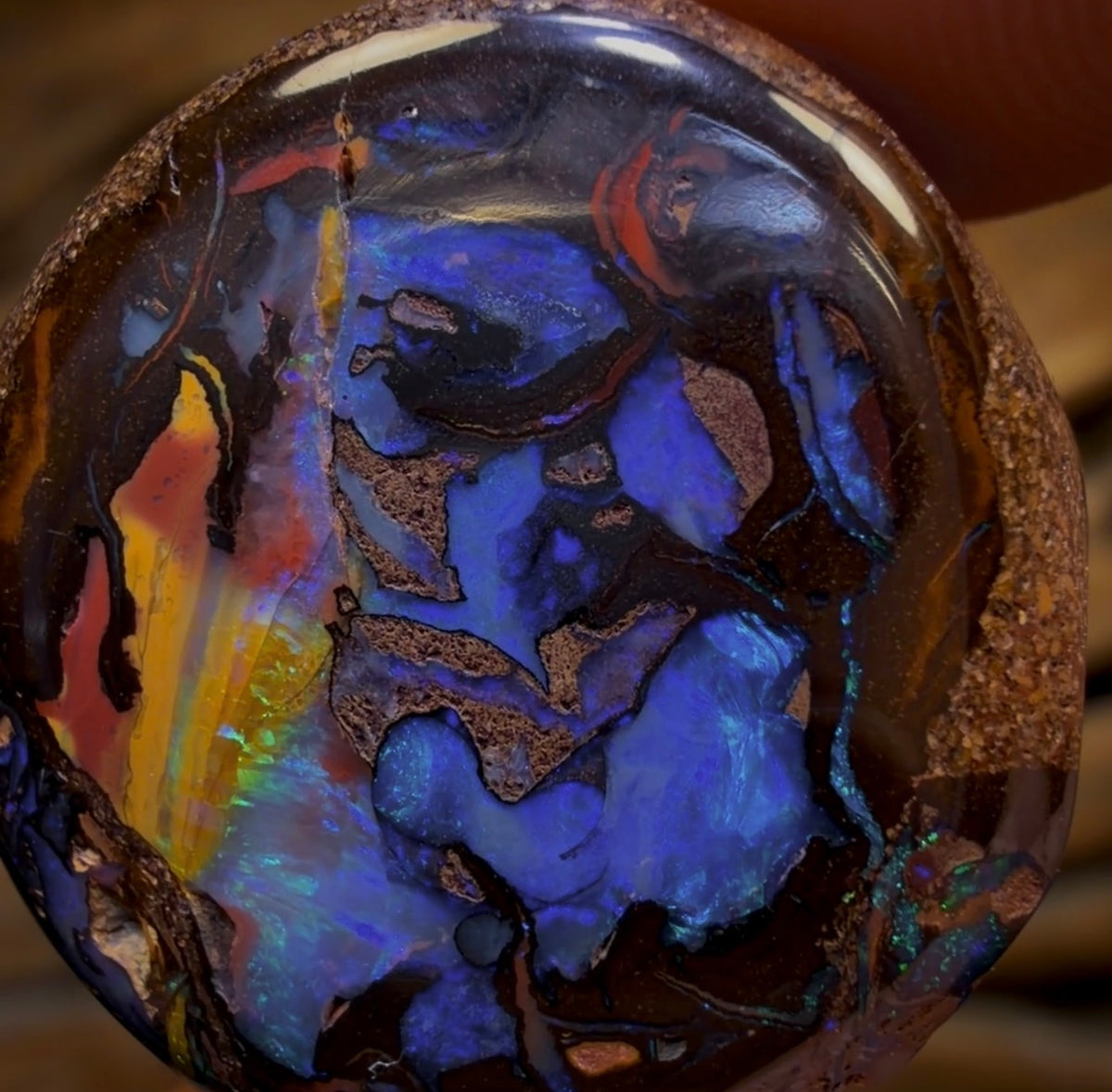 46.4cts - Yowah Nut Kernel Opal. Australian Boulder Opal