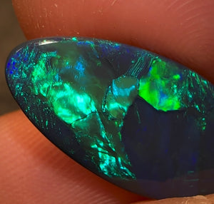 4.3cts - “Heritage Collection” Lightning Ridge Solid Black Opal - Opal Whisperers