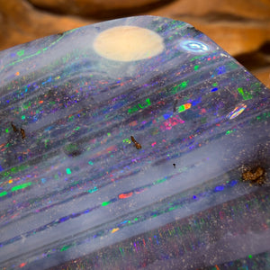 “Set in Stone” - Private Collector Acquisition  - “Slip Stream” 98.6cts - Top Australian Boulder Seam Opal