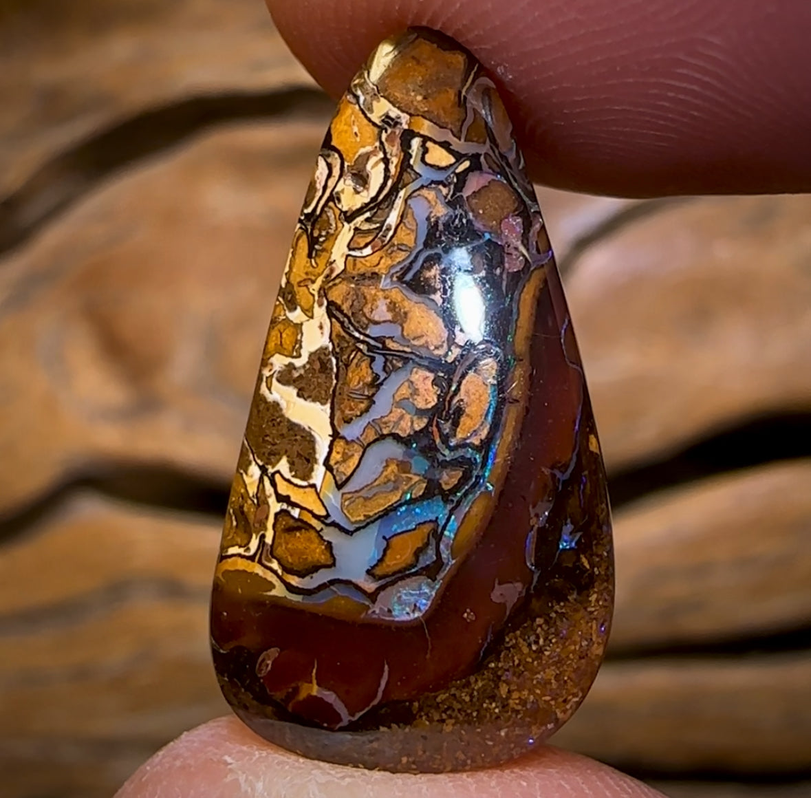 26.2cts - Tribal Queensland Boulder Opal from Yowah Half Price