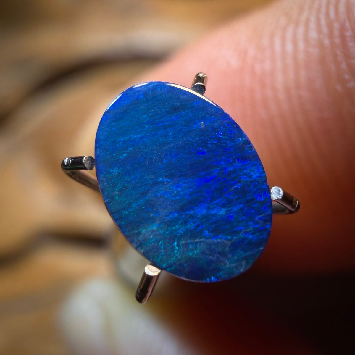 🔨 AUCTION 🔨 No Reserve 0.7cts - Australian Boulder Opal Doublet