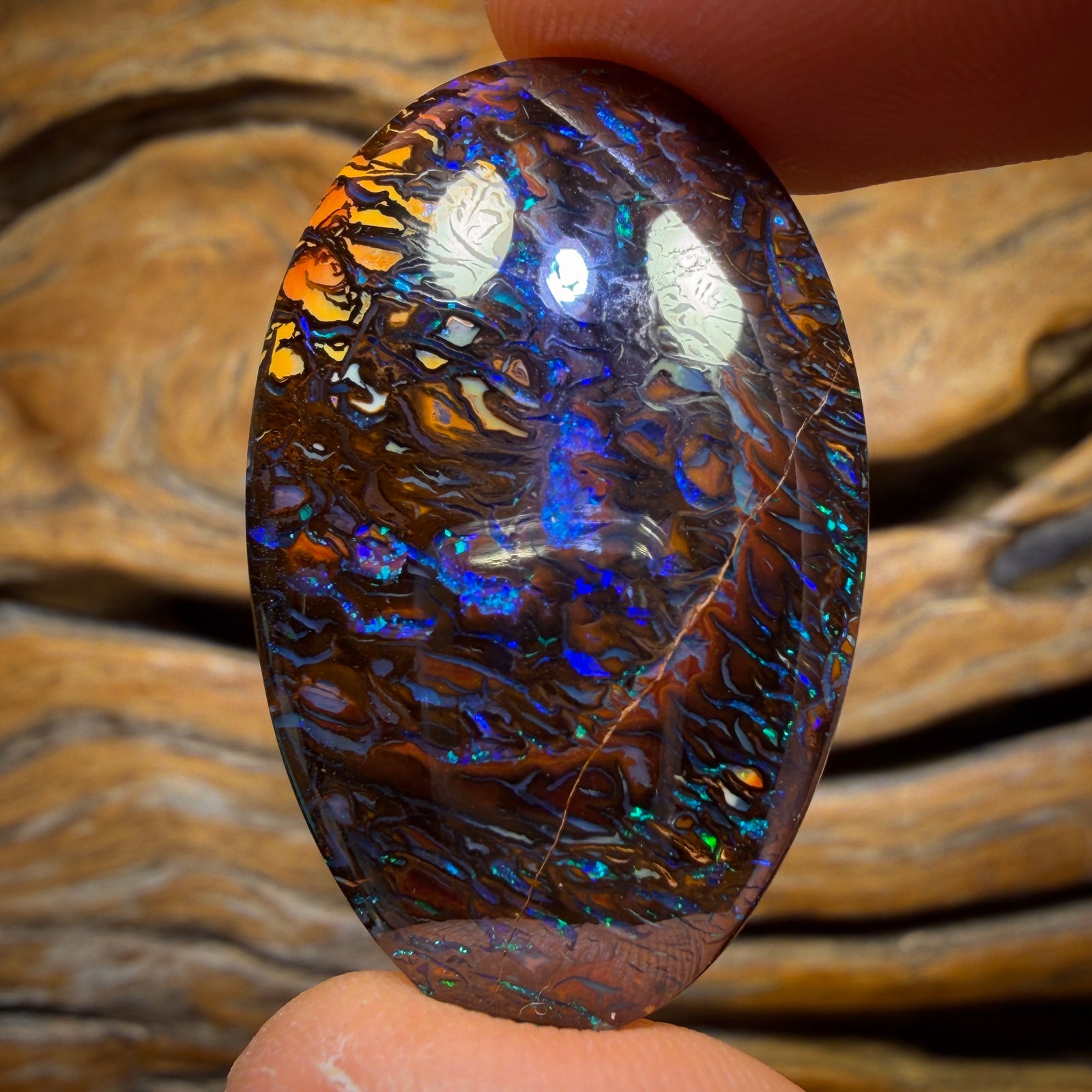 68.4cts - Top Tribal Australian Boulder Opal from Yowah