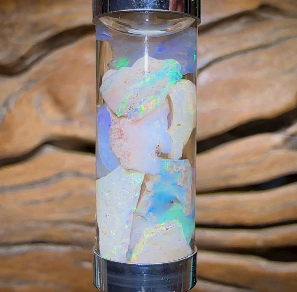Australian Opal Time Capsule Pendant - Opal Whisperers