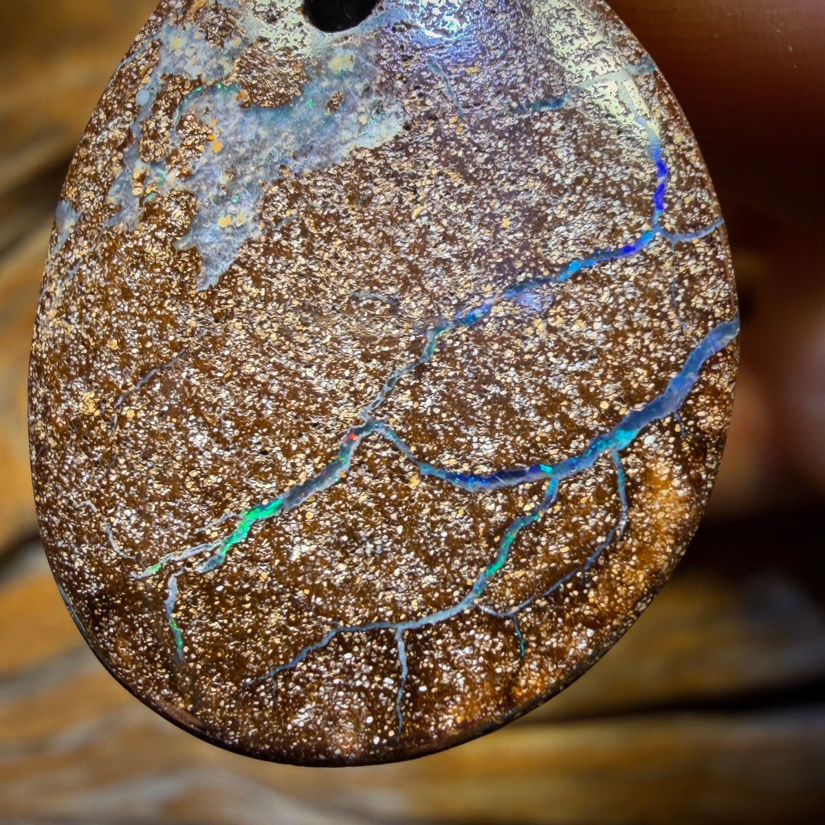 28x 22mm - Drilled Australian Boulder Opal Necklace