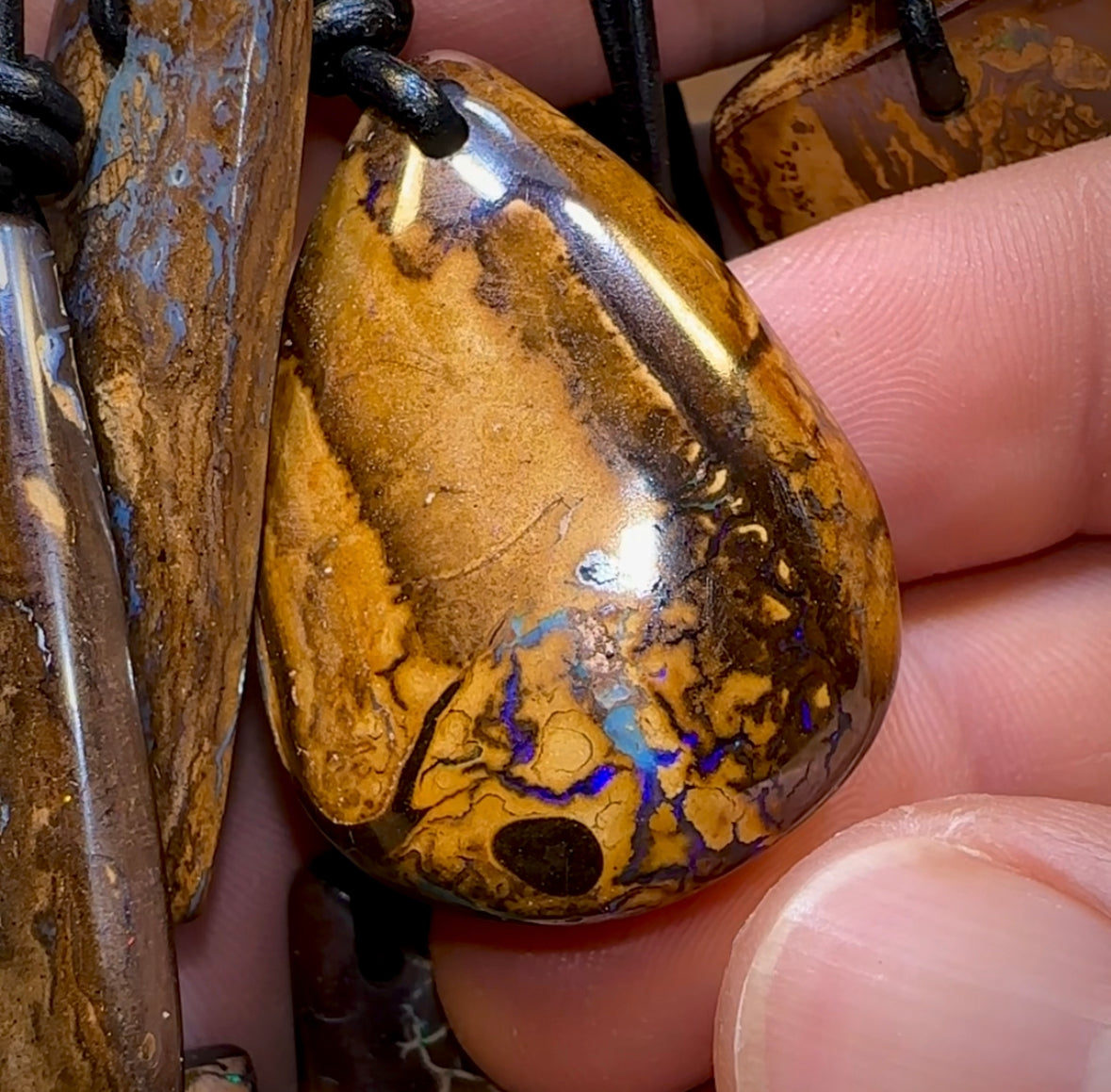 10x Drilled Yowah Boulder Opals. Bulk Wholesale Dealers Package - Opal Whisperers