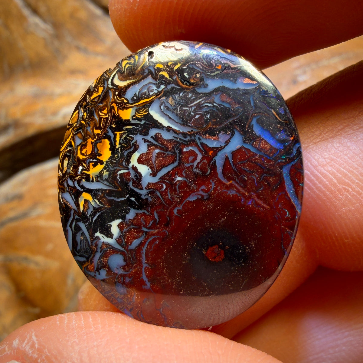 34.3cts - Tribal Queensland Boulder Opal from Yowah
