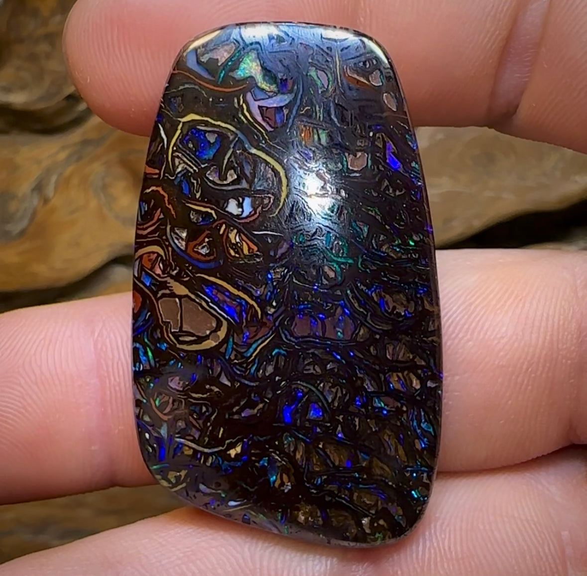 82.3cts - Double Sided Australian Yowah Boulder Opal. Heritage Collection - Opal Whisperers