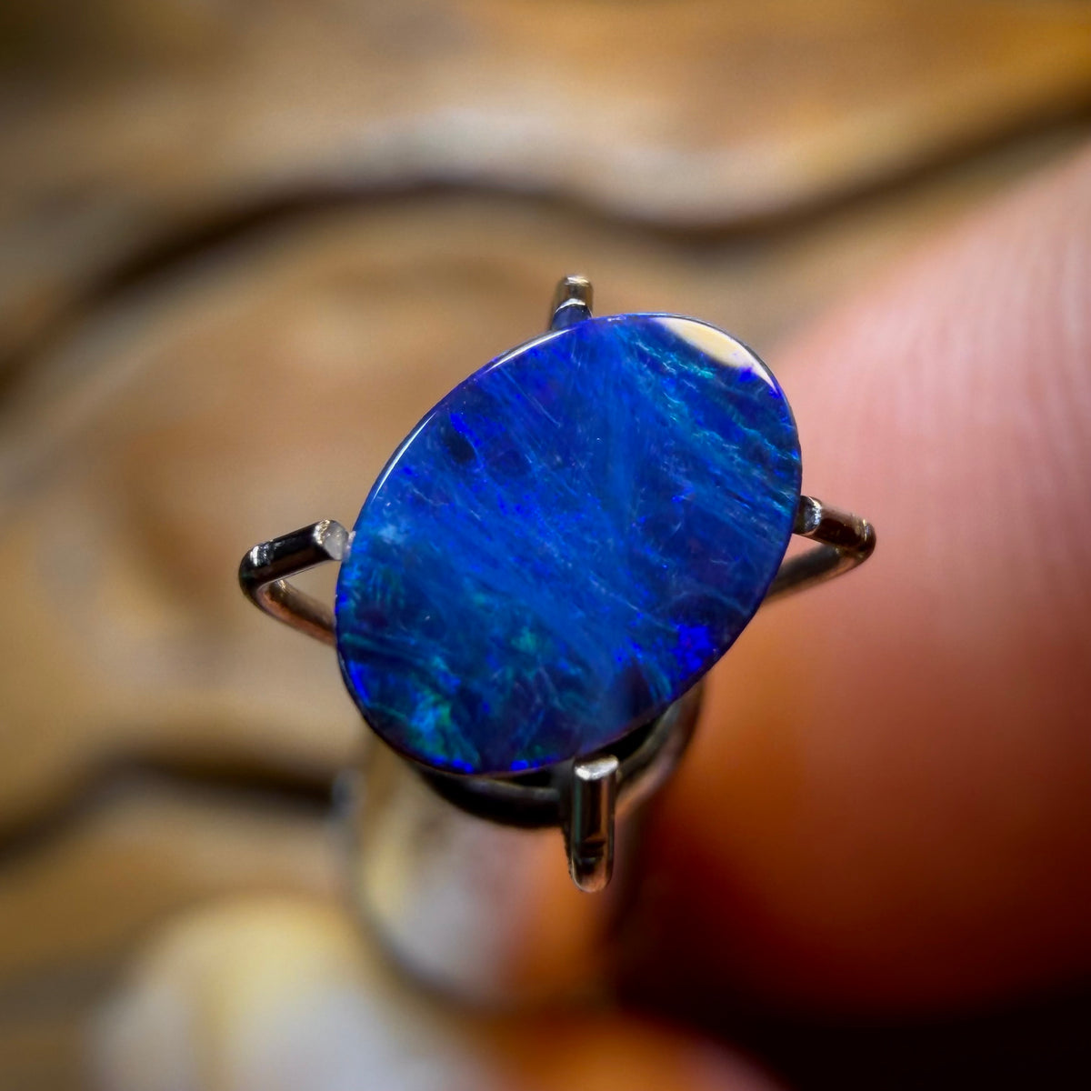 🔨 AUCTION 🔨 No Reserve 0.29cts - Australian Boulder Opal Doublet