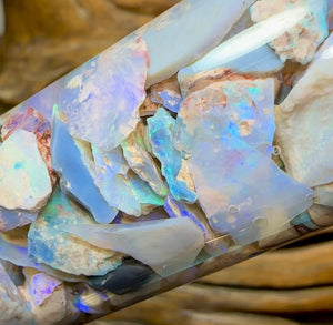 200cts - Rare Mintabie Rough Opal. South Australian Opal