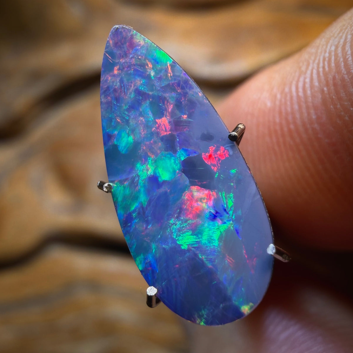 Dad Wildcard! 2.3cts - Top Australian Boulder Opal Doublet