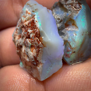 🔒52.1cts - 3x Lightning Ridge Opal Rough Parcel