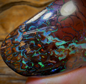 197.1cts - “Dragon Heart” — Double-Sided Masterpiece Australian Boulder Opal from Koroit