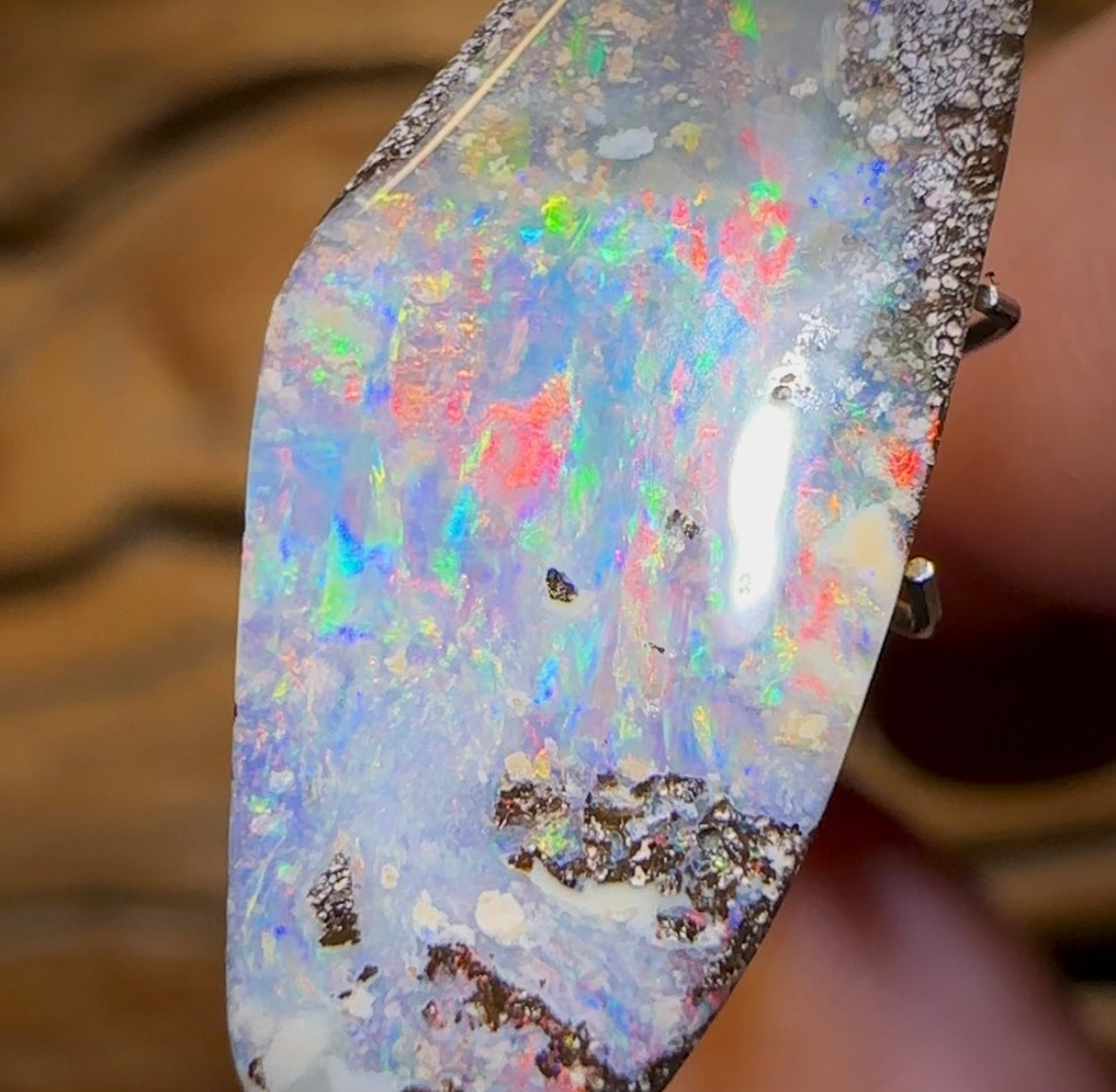 12.4cts - Australian Boulder Seam Opal - Opal Whisperers