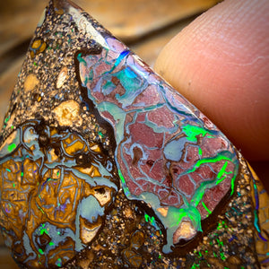 66.9cts - “Celebrity Stone” Tribal Queensland Boulder Opal from Yowah