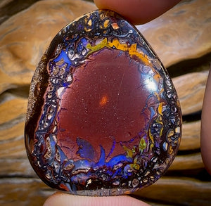 90.2cts - Tribal Pair 2 Queensland Boulder Opal. Double Sided