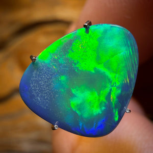Aren’t You Glad you waited till the end Card ! 3.5cts - Australian Boulder Opal Doublet