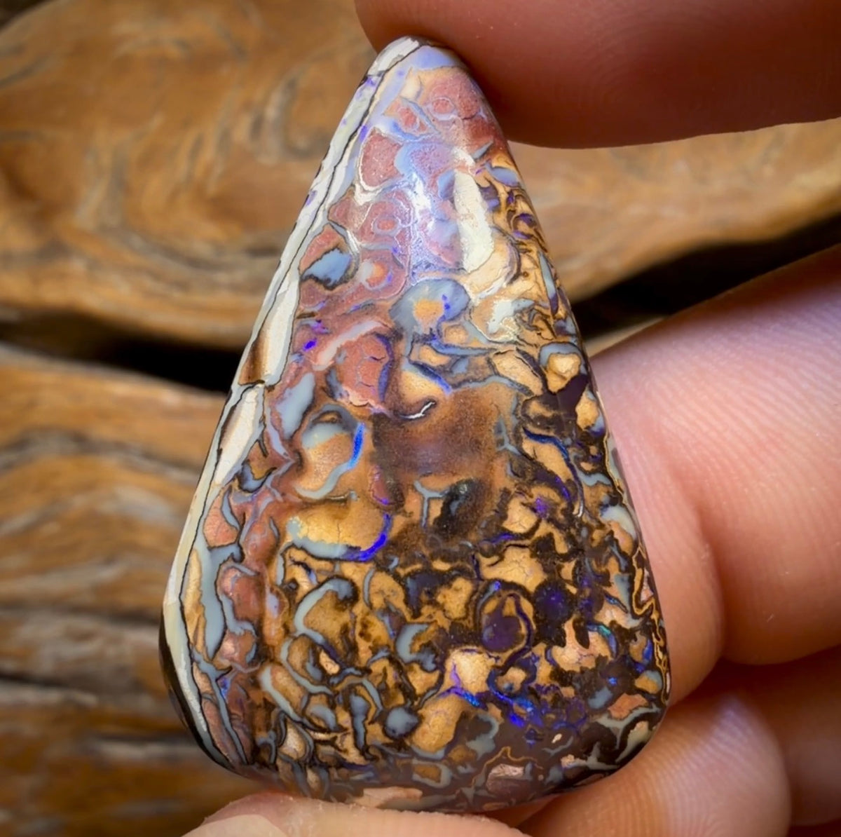 59.9cts - Tribal Yowah Nut Opal. Australian Opal