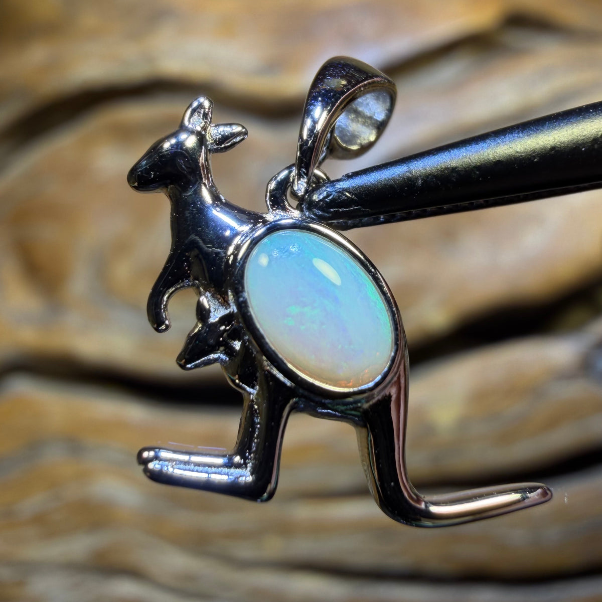 Sterling Silver - WHOLESALE 10 PIECE PENDANT PARCEL. South Australian Solid Opal Jewellery