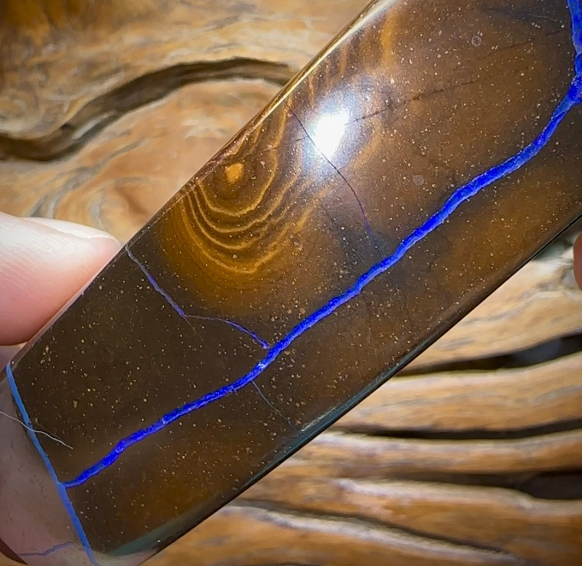 844.4cts- Polished Queensland Boulder Opal Specimen. Massive Heritage Piece - Opal Whisperers