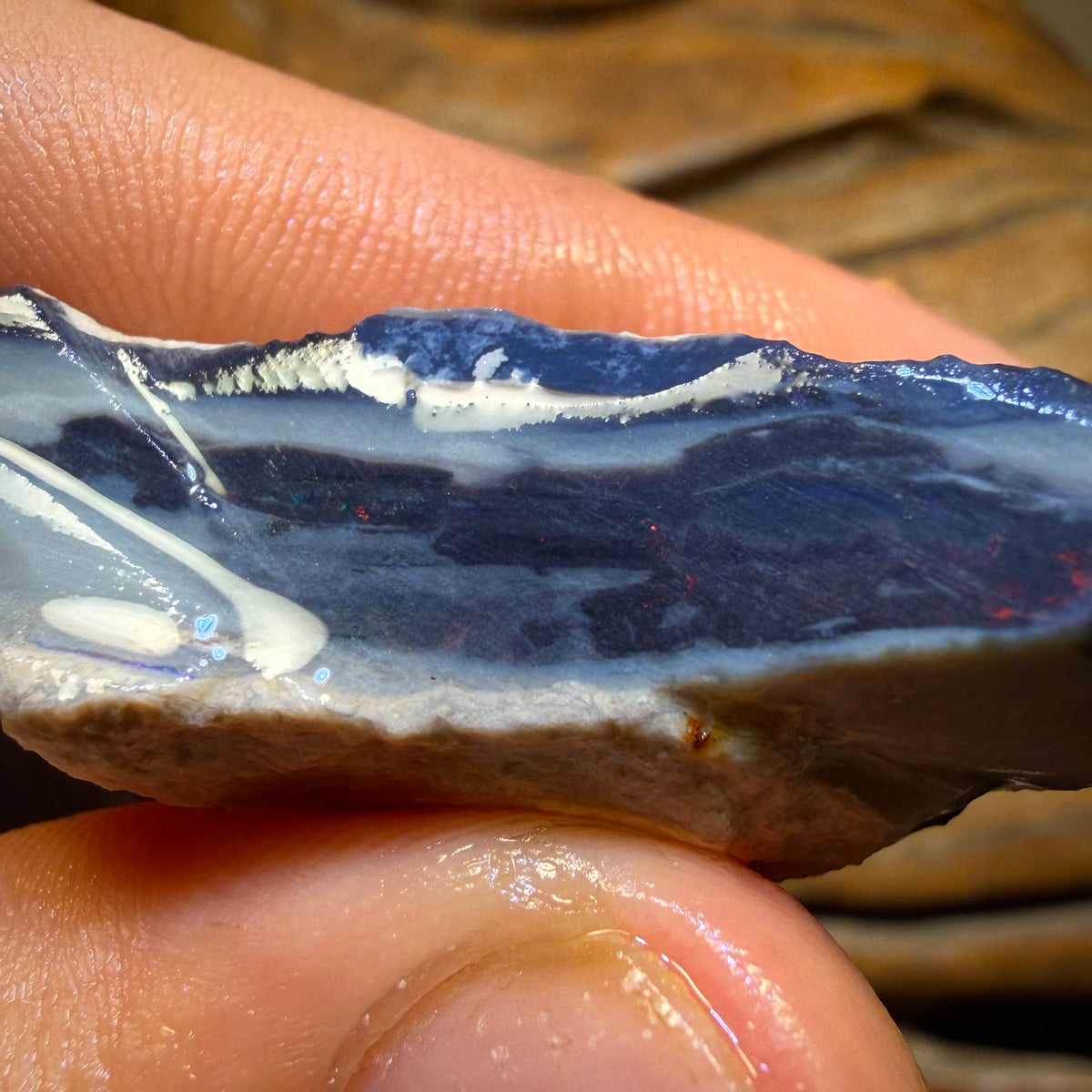 181.2cts - 3x Lightning Ridge Opal Rough Parcel