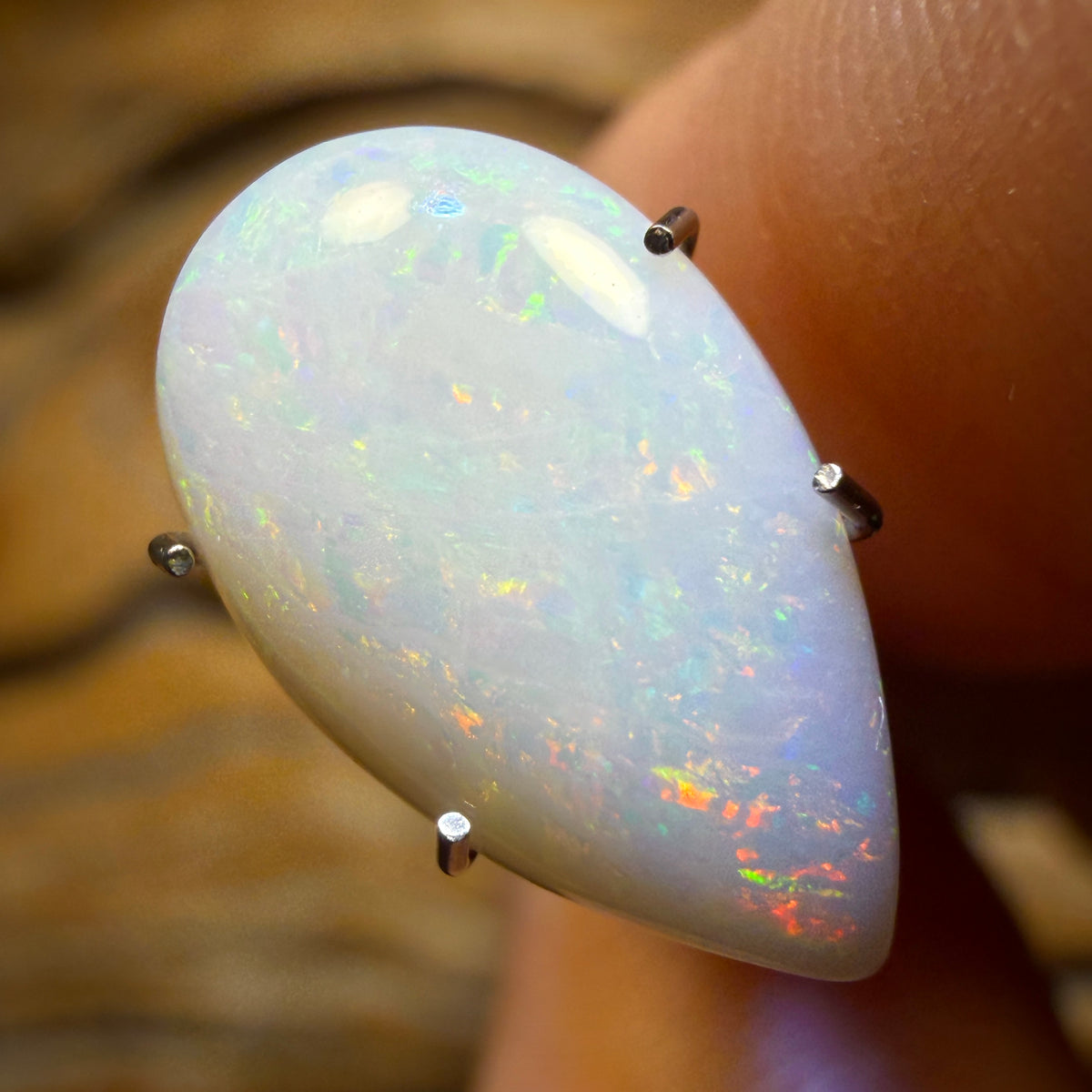2.2cts - South Australian White Opal from Coober Pedy