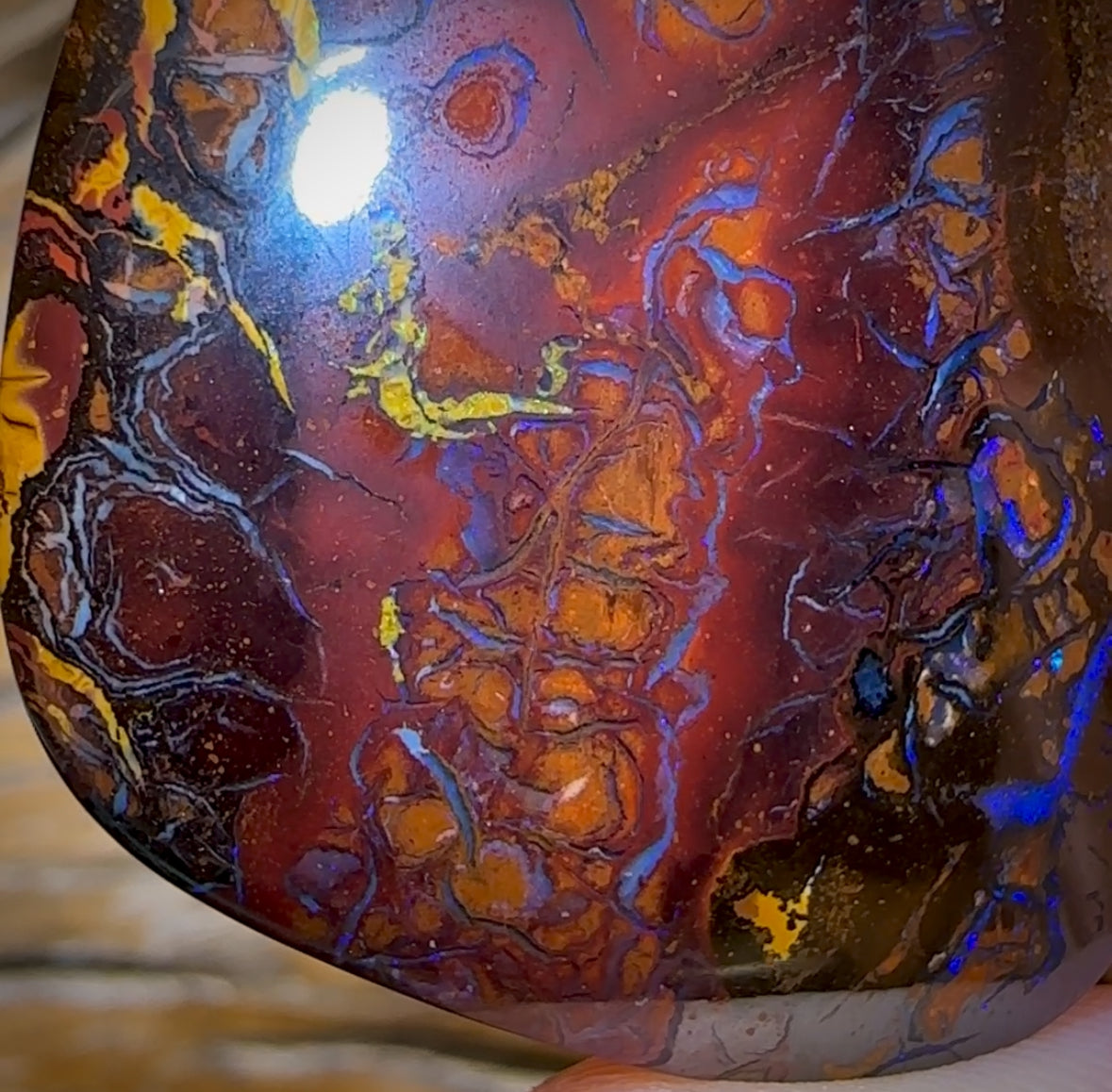 104.3cts - Tribal Queensland Boulder Opal from Yowah Big Stone Bargain