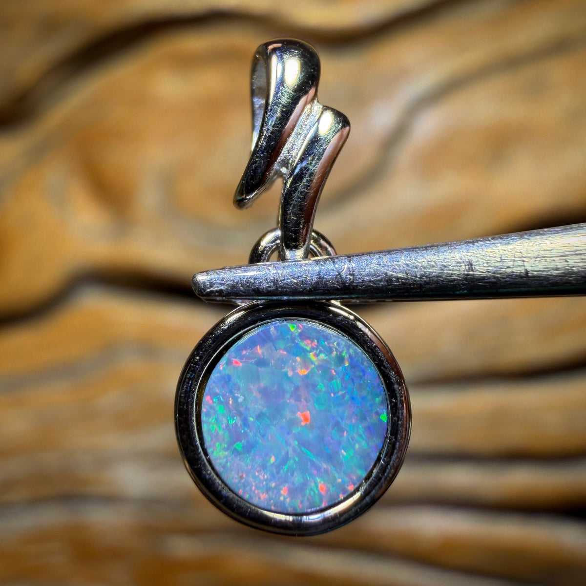 🔒Sterling Silver - WHOLESALE 9 PIECE PENDANT PARCEL. Australian Boulder Opal Doublet Jewellery