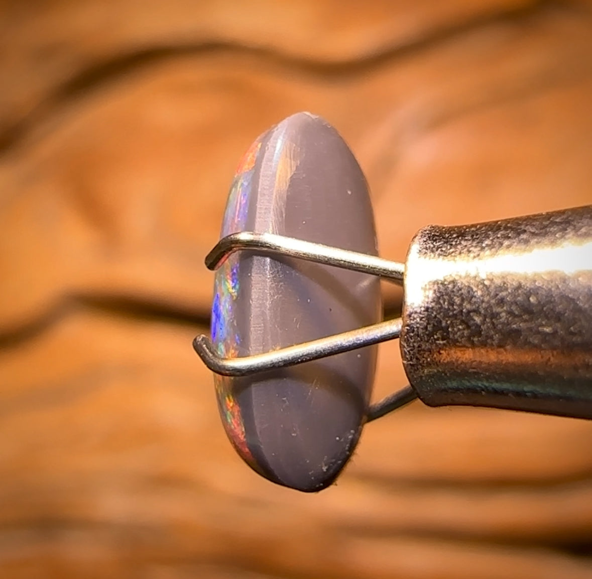 1.55cts - GEM Lightning Ridge Black Opal. Multicolours!