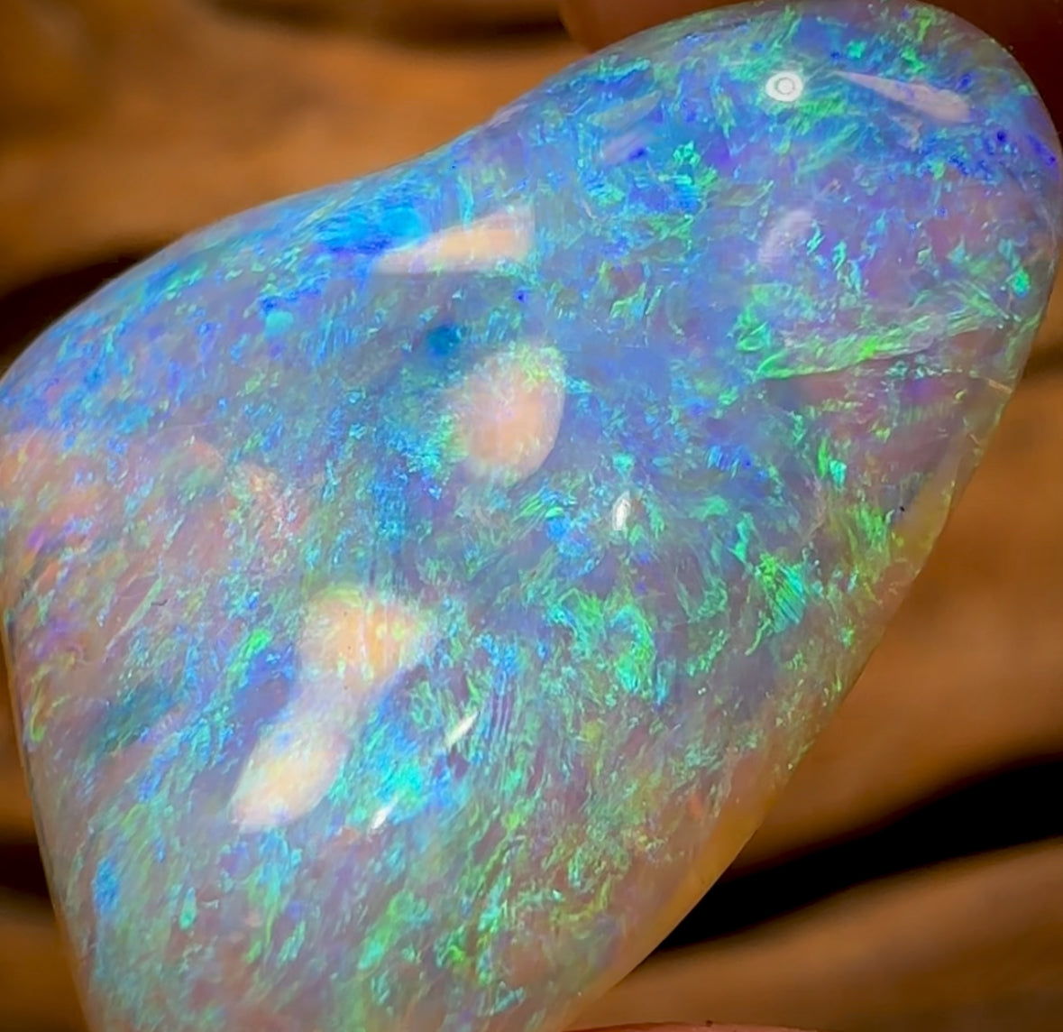 16.1cts -  “Celebrity Stone” RARE GEM Yowah Nut Pure Crystal Opal. Featured on “Outback Opal Hunters”!