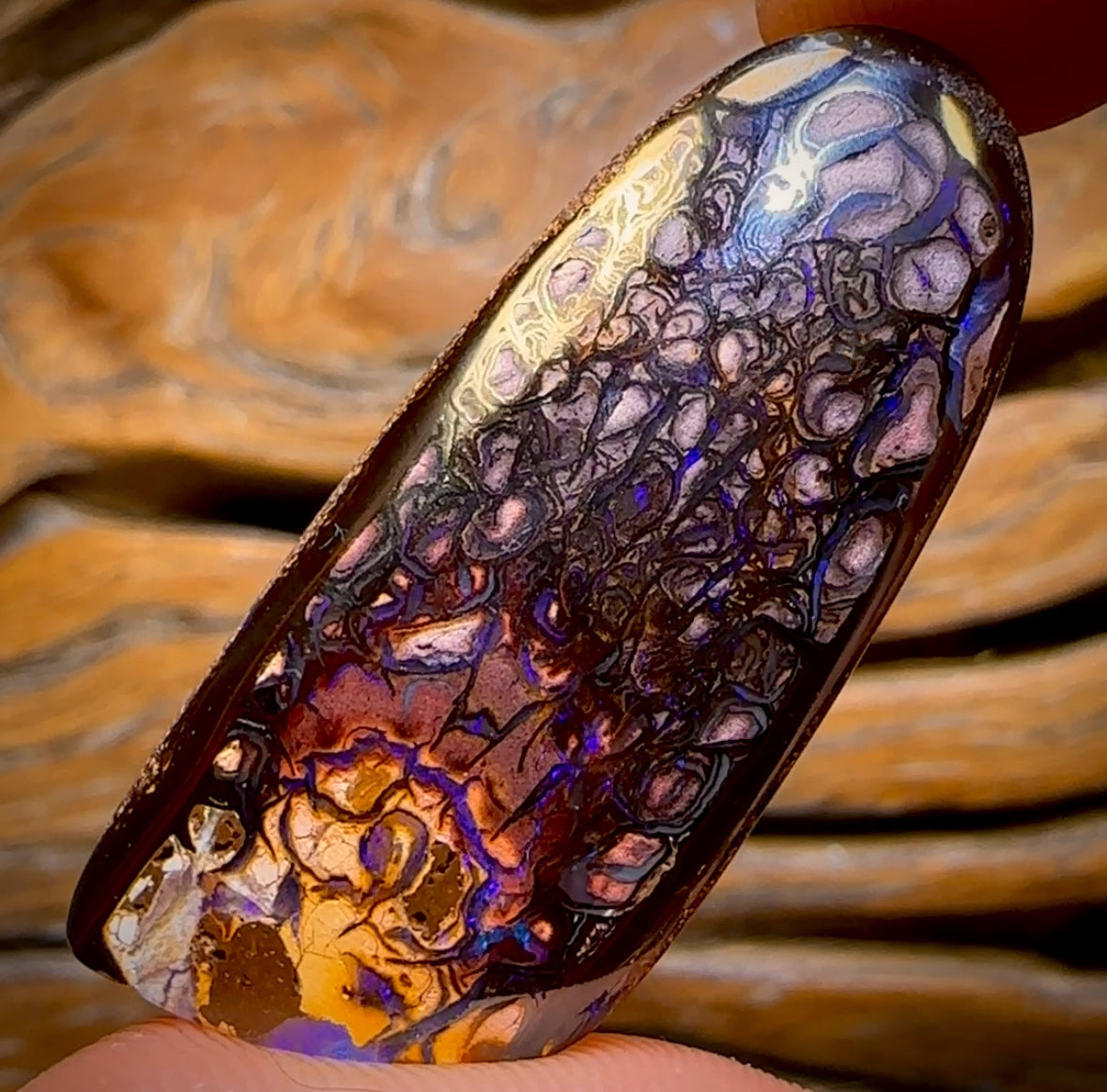 52.2cts - Tribal Yowah Nut Opal. Australian Opal
