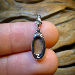 Sterling Silver - Queensland Boulder Opal Doublet Pendant