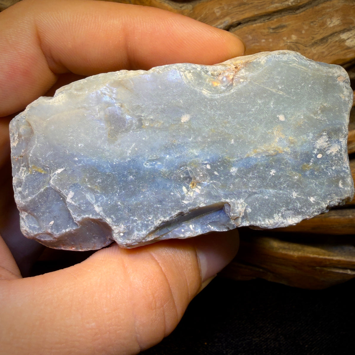 1325cts - HUGE Lightning Ridge Black Potch Opal Rough Piece
