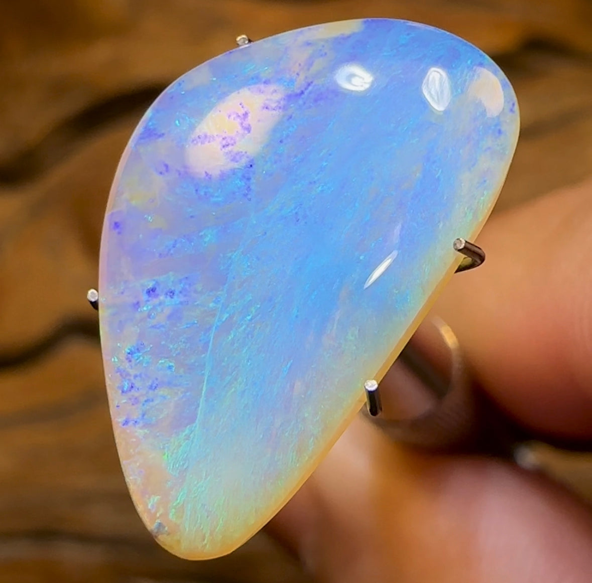 6.8cts - “Portal of Light 2”Yowah Nut Pure Crystal Opal, Super Rare - Opal Whisperers