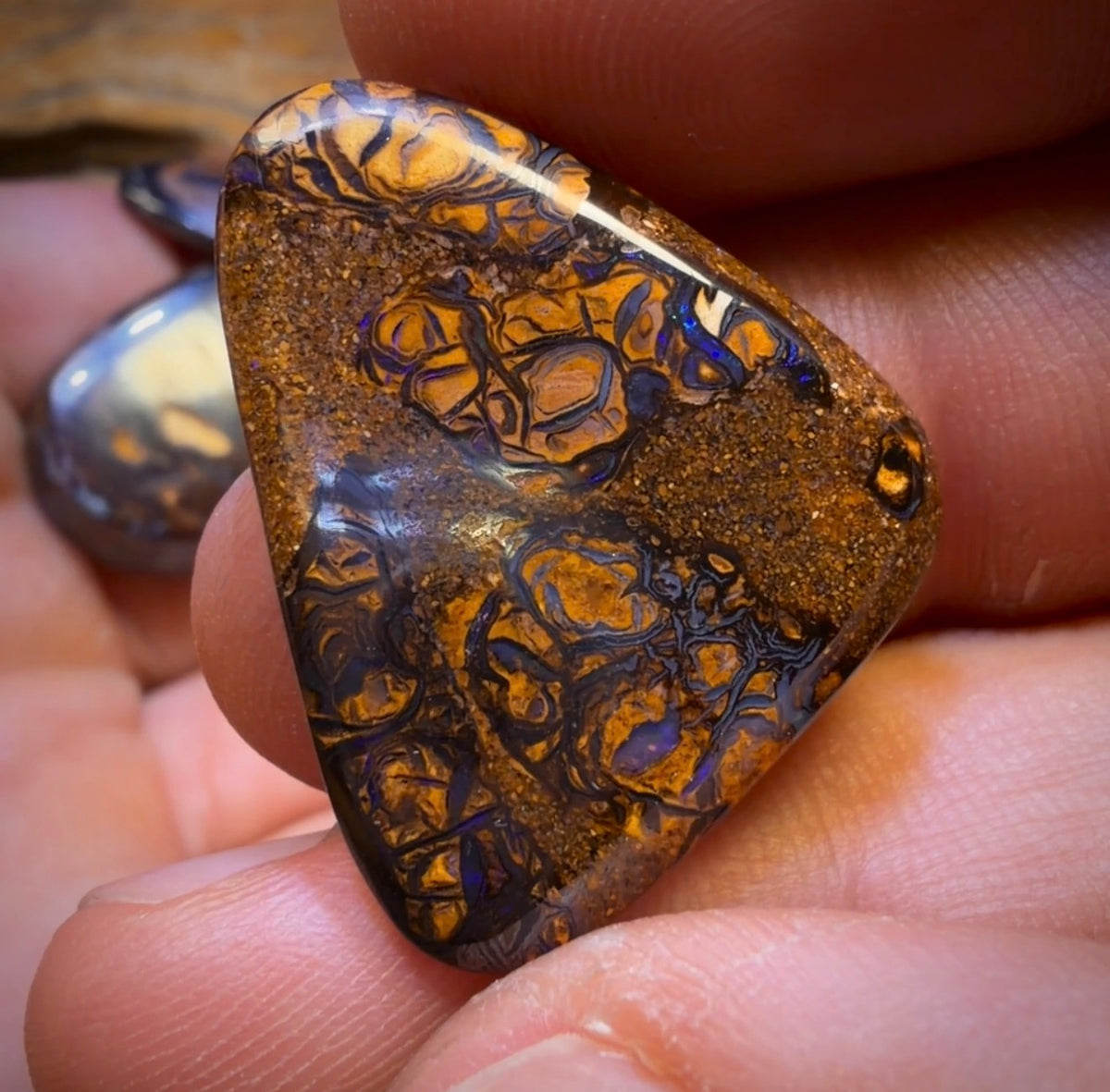 🔒 160.3cts - 5x Australian Tribal Boulder Opal’s. Wholesale Dealers Parcel