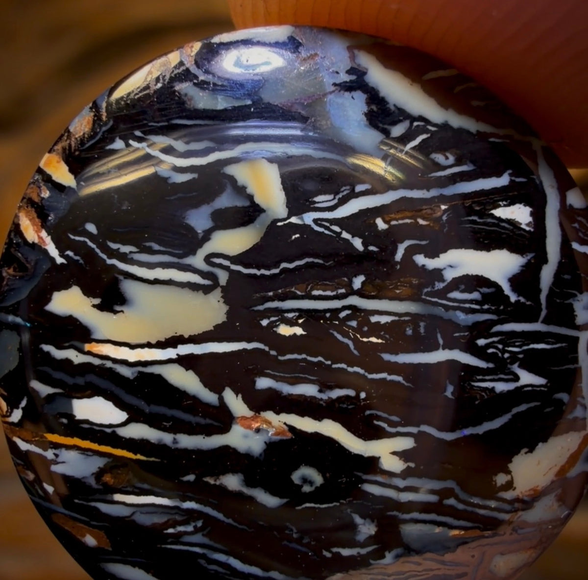 34.8cts - Tribal Australian Boulder Opal from Koroit