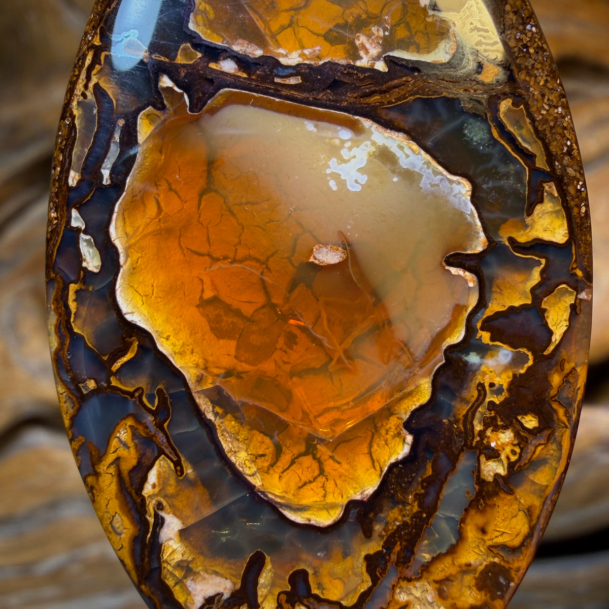 🔨 AUCTION 🔨 87.6cts - Yowah Nut Crystal Centre Opal. Australian Opal