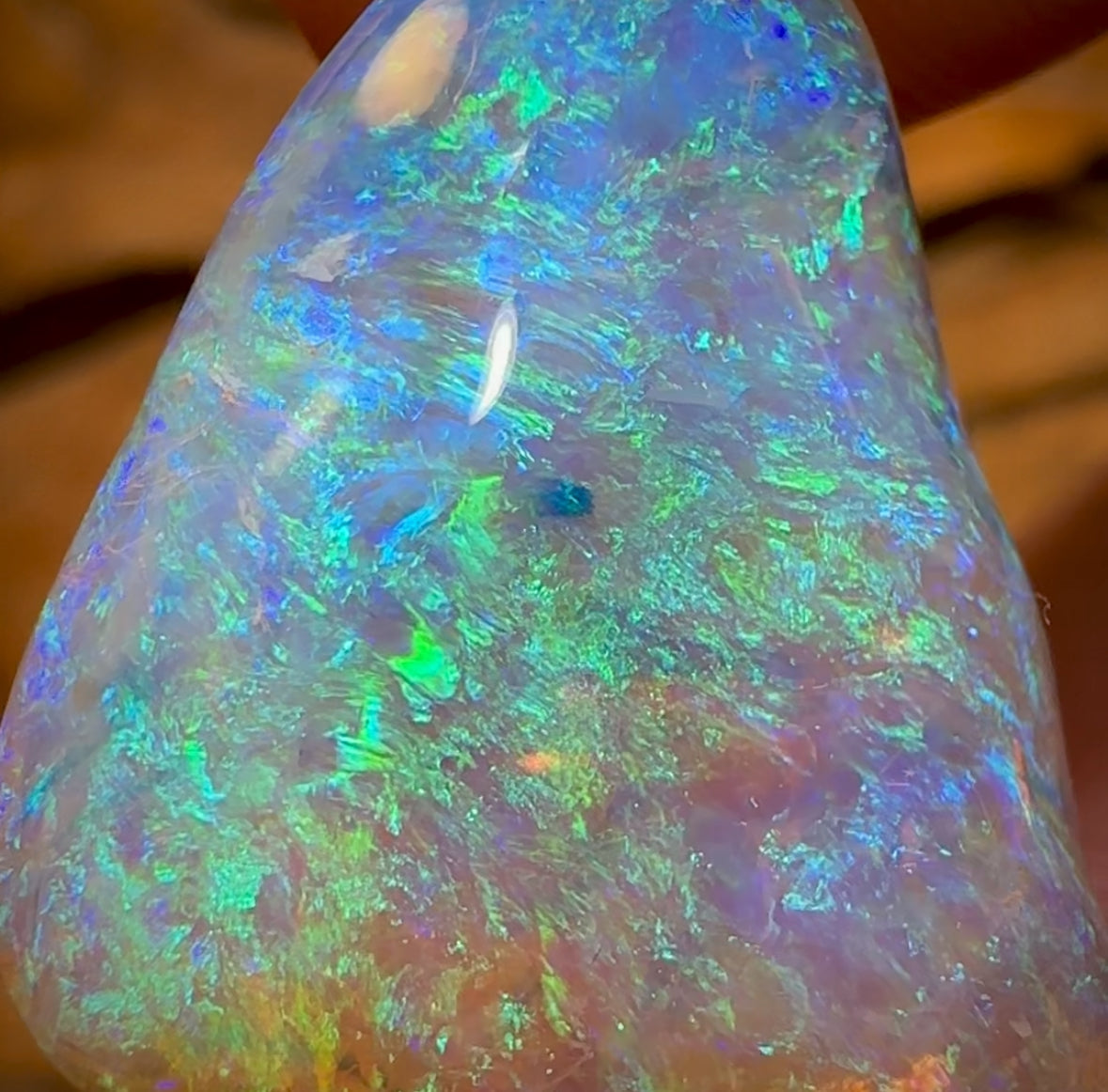 16.1cts -  “Celebrity Stone” RARE GEM Yowah Nut Pure Crystal Opal. Featured on “Outback Opal Hunters”!