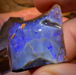 🔒 I’ve Got the Blues Collection 175.3cts - 3x Australian Boulder Seam Opal Rough Parcel