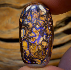 32.1cts - Thick Tribal Magic Yowah Nut Opal. Double Sided