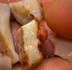 50.6cts - 10x South Australian Rare Mintabie Opal Rough Parcel