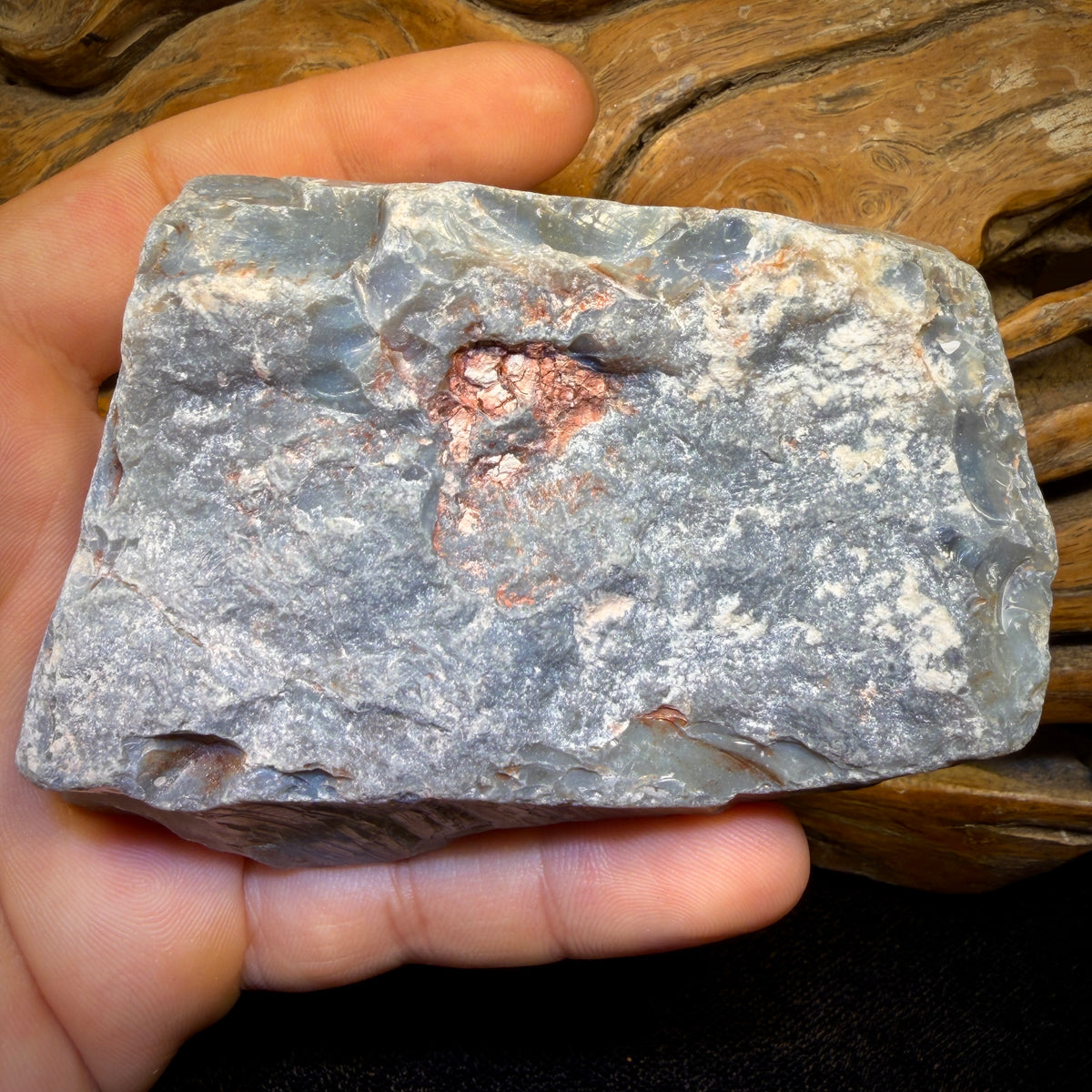 1325cts - HUGE Lightning Ridge Black Potch Opal Rough Piece