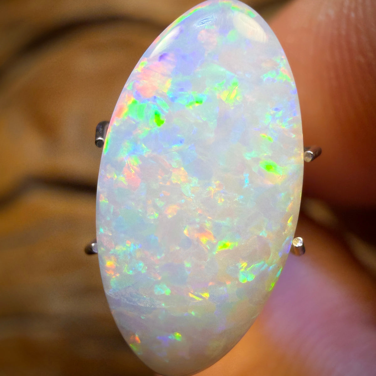 3.4cts - South Australian White Opal from Coober Pedy