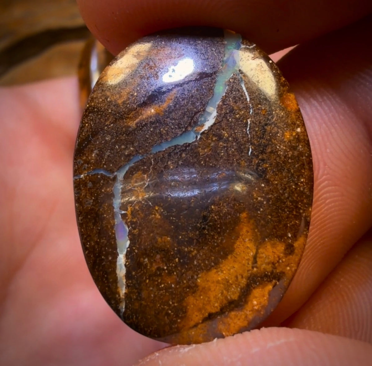322.6cts - 10x Australian Boulder Seam Opal’s. Wholesale Dealers Parcel