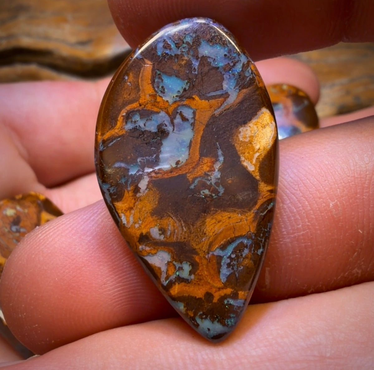 107.8cts - 6x Australian Boulder Opal’s. Wholesale Dealers Parcel