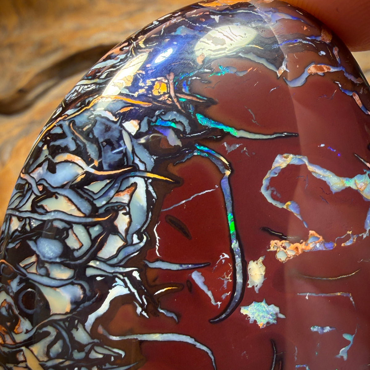 Half Price Card! 320.8cts - Huge Tribal Queensland Boulder Opal from Koroit