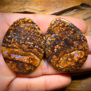 216.8cts - Tribal Queensland Boulder Opal Pair
