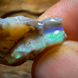 10.9cts - Lightning Ridge Dark Opal Rough Piece