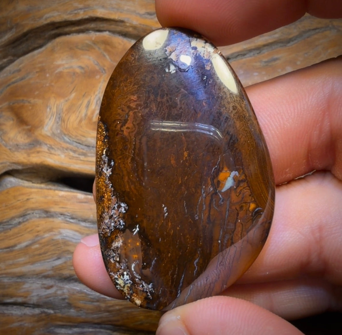 114.1cts - Tribal Yowah Nut Opal. Australian Opal