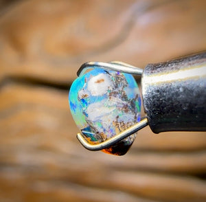 0.75cts - Solid Australian Boulder Pipe Crystal Opal