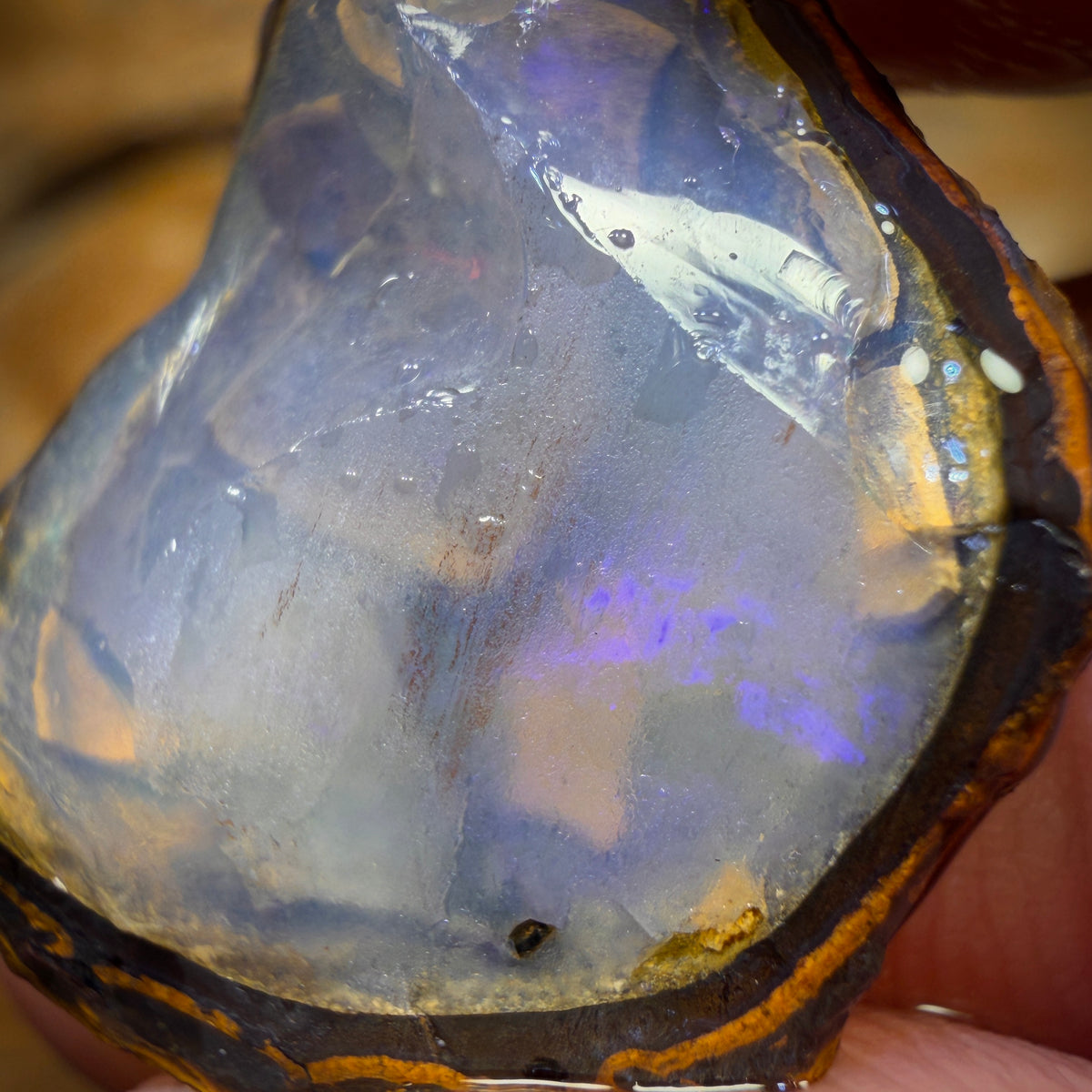 🔨 AUCTION 🔨 15.1cts - Yowah Nut Crystal Centre Opal Rough Piece
